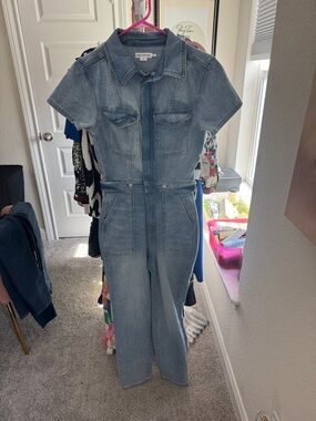 NWT Good American Denim Jumpsuit Sz S